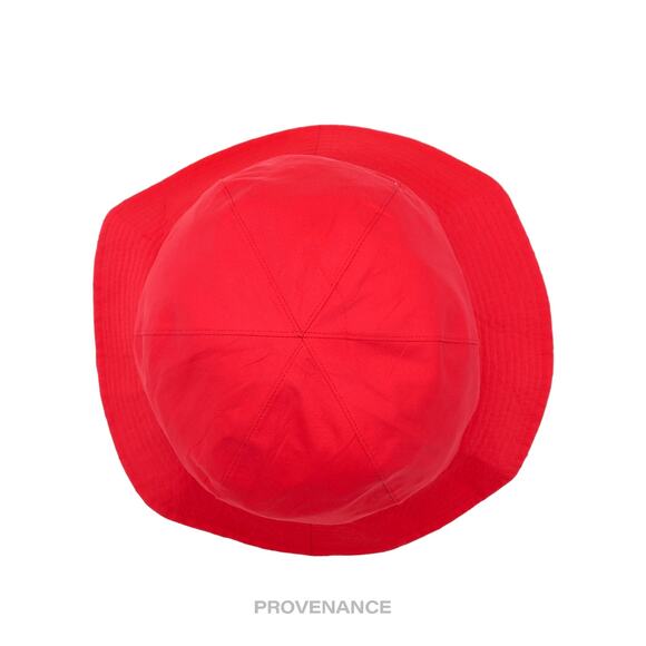 ? Balenciaga BB Logo Embroidered Bucket Hat - Red